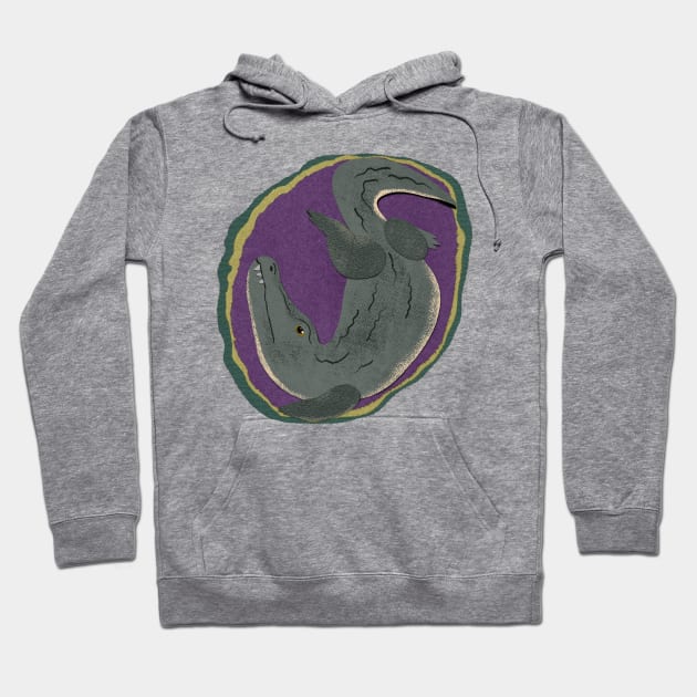 Paper craft gator Hoodie by Black Squirrel CT